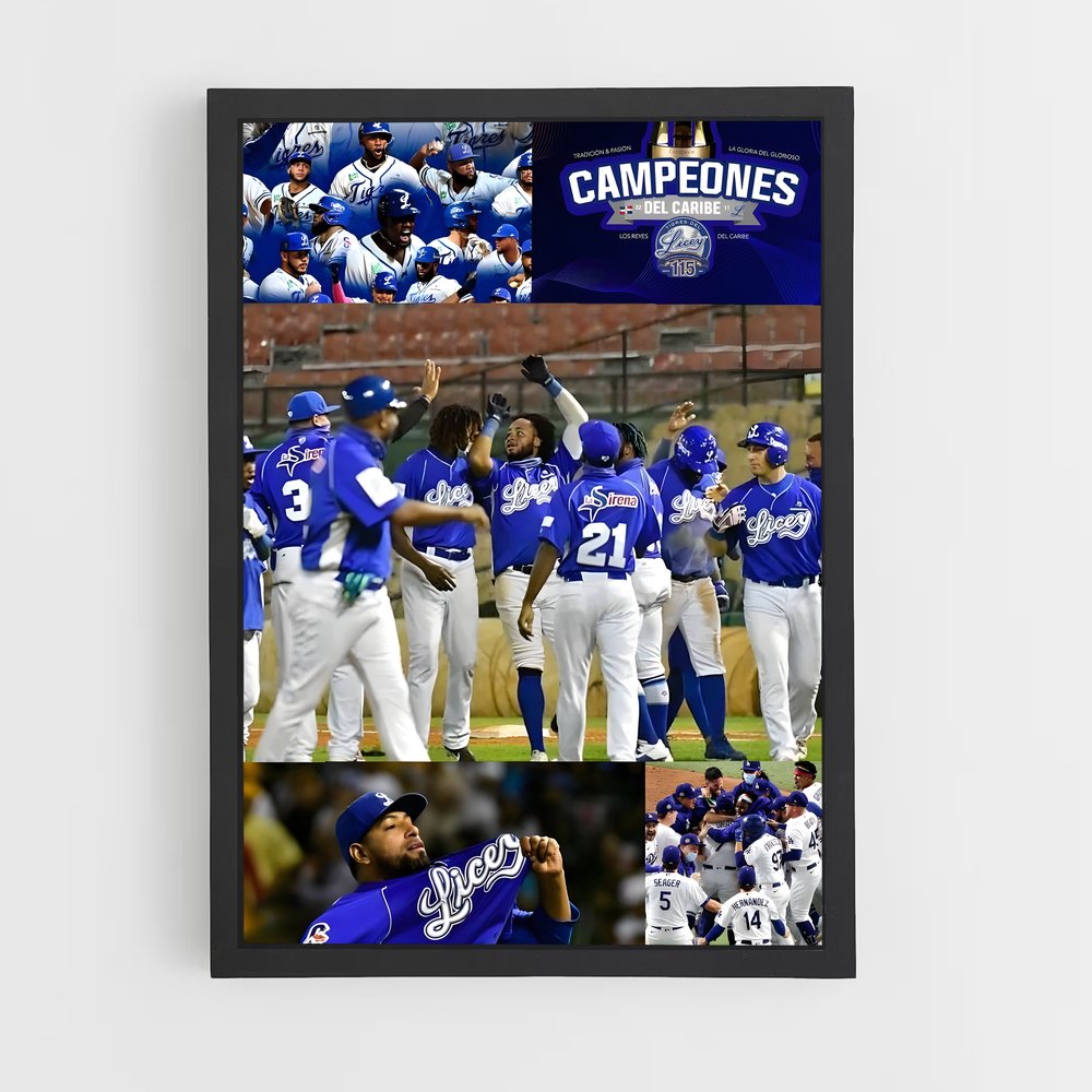 Poster Celebration des Tigres – affiche Baseball (vue 2)